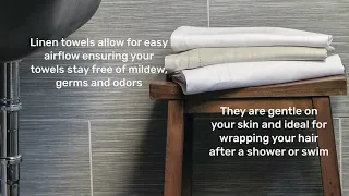 Hand Bath Towels in 100 Pure European Flax Linen Solino Home