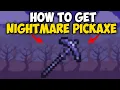 How to Get Nightmare Pickaxe in Terraria Nightmare Pickaxe craft Terraria