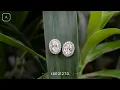 For Daily Dose of Sophistication Lab-grown Oval Diamond Studs with Halo