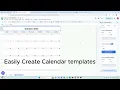 Google Sheets Calendar Template Maker Monthly Weekly