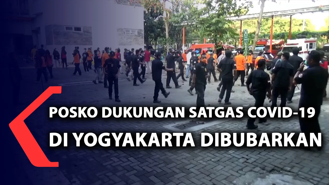 Posko Dukungan Satgas Covid-19 di Yogyakarta Dibubarkan. 