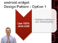 Introduction to Android 5 Programming Android Widgets