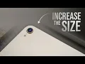 How to Increase the Size of your iPad tutorial