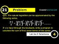 Write a c program to calculate the sum of first seven terms of the natural logarithm series