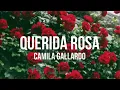 Querida rosa -  Camila Gallardo letra