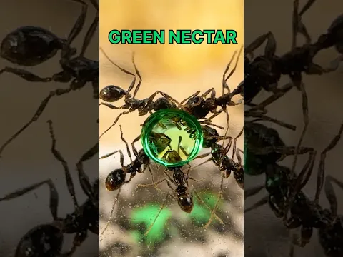 Ants vs Green Nectar!!