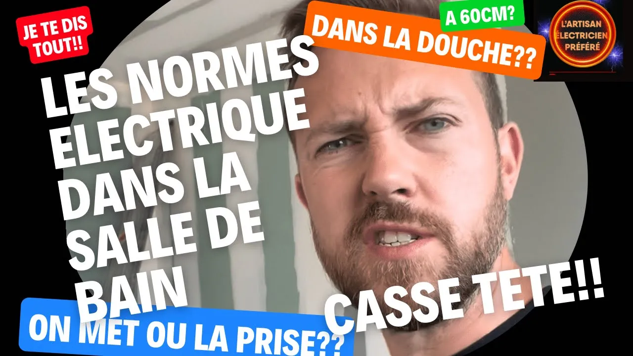 Les normes électriques dans la salle de bain — tout ce qu’il faut savoir