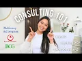 Consulting 101 Skills salary hours lifestyle
