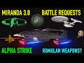 Download Lagu MIRANDA 3.0 Barrier Class VS Connie Refit/Borg Sphere/Romulans/Hutet - Star Trek Starship Battles