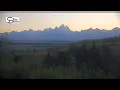 Teton Time Lapse of sunset viewed from Buffalo Valley on September 21 2024