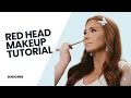 Red head makeup tutorial This is how I work on red heads when they want to look natural and soft