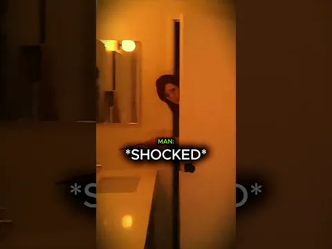 Something Appeared While He Was Brushing His Teeth