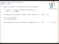 32 Swapping of two numbers in java