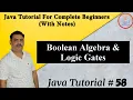 Introduction to Boolean Algebra Logic Gates Basic Understanding Of Java By Harvinder Singh