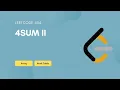 4Sum II FourSum II Leetcode 454 Arrays HashTable