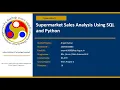 Supermarket Sales Data Analysis Pipeline using SQLite Pandas Matplotlib