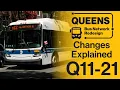 Explaining the Queens Bus Network Redesign Q11-Q21 Buses