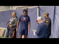 Clips of Virginia TE Jelani Woods at UVA Pro-Day
