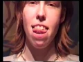 Amateur girl shows her tongue finger sucking
