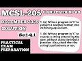 P1 - Decimal to Binary Conversion and String Reverse Palindrome Program C and Python Lab IGNOU