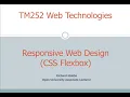 TM252 Responsive Web Design CSS Flexbox