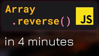 Array reverse Array toReversed in JavaScript Programming Hindi - JS Array Methods