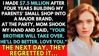 I Made $7.5 Million, From A Small Shop To A Big Brand. But My Parents Chose My Brother As CEO.