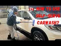 Using SELF SERVE Car Wash