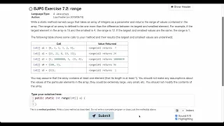 Exercise 7 2 Range Java Tutorial Practice-It