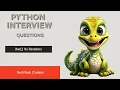 Python iter vs Iterator Key Differences for Interviews