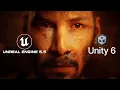 UNREAL ENGINE 5 5 vs UNITY 6 Insane Next-Gen Graphics and Best New Tech Demos