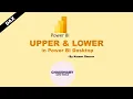 DAX - UPPER LOWER in Power BI