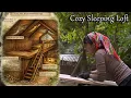 Lagu Ik bouw een knusse slaapzolder in mijn blokhut | Off-Grid Leven