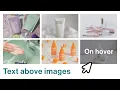 Hover Text over Images for Cargo Collective