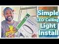 LED Ceiling Light Installation Simple Light Swap