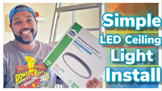 LED Ceiling Light Installation Simple Light Swap