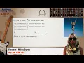 🎸 Flowers - Miley Cyrus Guitar Backing Track with chords and lyrics