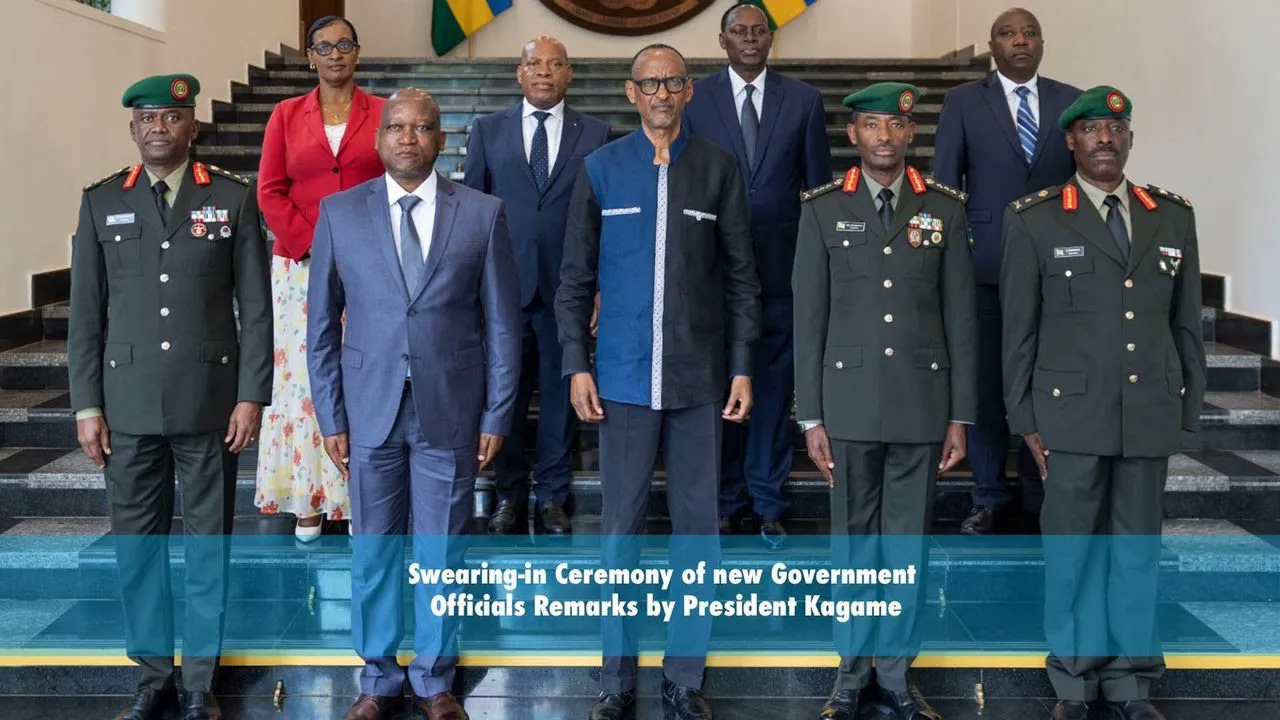 Swearing-in Ceremony of newly appointed leaders of Security Organs | Remarks by President Kagame