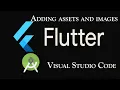 How to get image from assets folder in flutter Visual Studio Code Flutter Tutorial Part 4