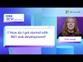 How do I get started with NET web development