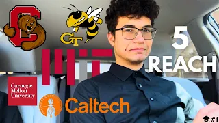 REACH DECISION REACTIONS 2025 MIT Caltech Georgia Tech CMU Cornell