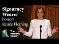 Sigourney Weaver honors Renee Fleming 2023 Kennedy Center Honors