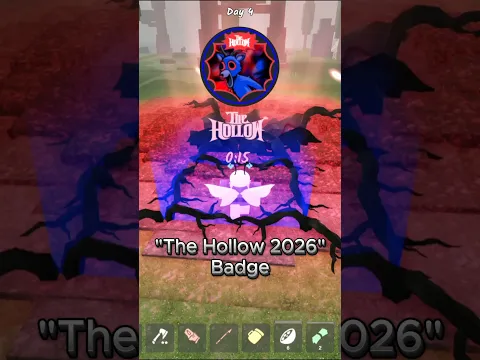 Finally!! The Hollow 2026 Badge 😭 99 nights in the forest #99nightintheforest #99nights #roblox
