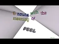 feel - 7 nouns synonym to feel sentence examples