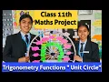Maths Project for Class 11 Trigonometry Functions Maths Model Unit Circle Model