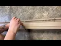 TruAire 48in Baseboard Register Installation How To