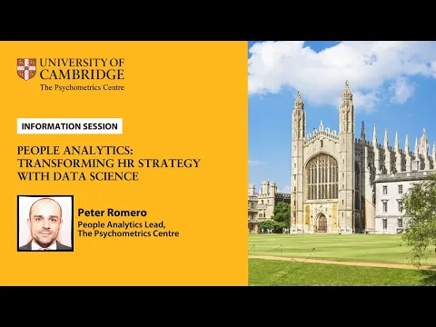 Information session on Cambridge Judge Business School’s People Analytics programme