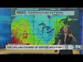 Weather Wednesday The ups and downs of winter weather