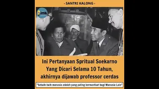 percakapan soekarno dengan prof dr h sayyidi syekh kadirun yahya m amin msc