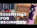 ESSENTIALS FOR KNITTING CROCHET BEGINNERS AT HOBBY LOBBY